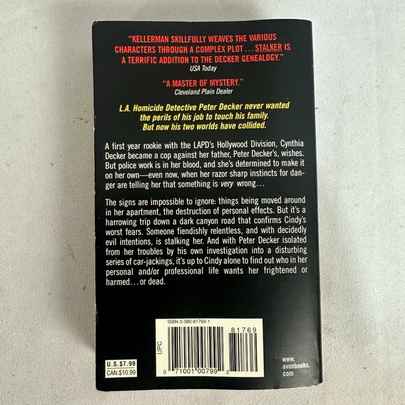 Faye Kellerman Stalker Paperback 2001 Peter Decker & Rina Lazarus Mystery Novel - Picture 2 of 3